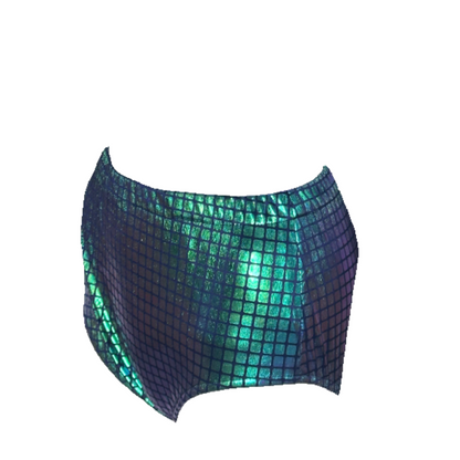 Blue Nightclub Metallic shorts