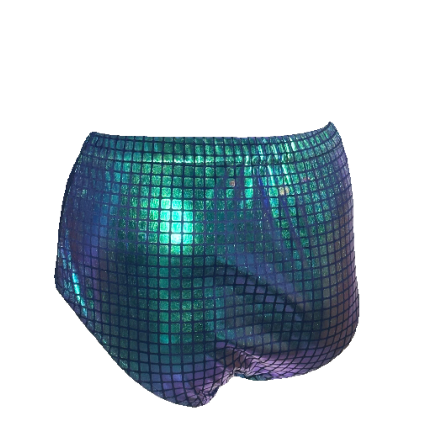 Blue Nightclub Metallic shorts