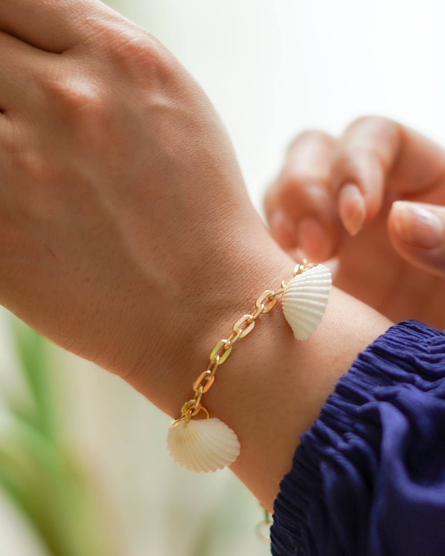 White Shell bracelet