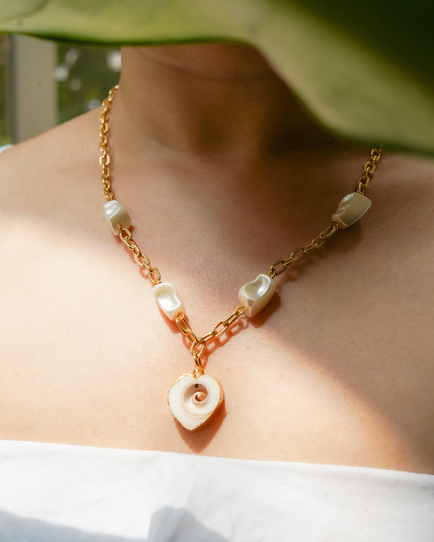 Pearl Swirl AQus Necklace