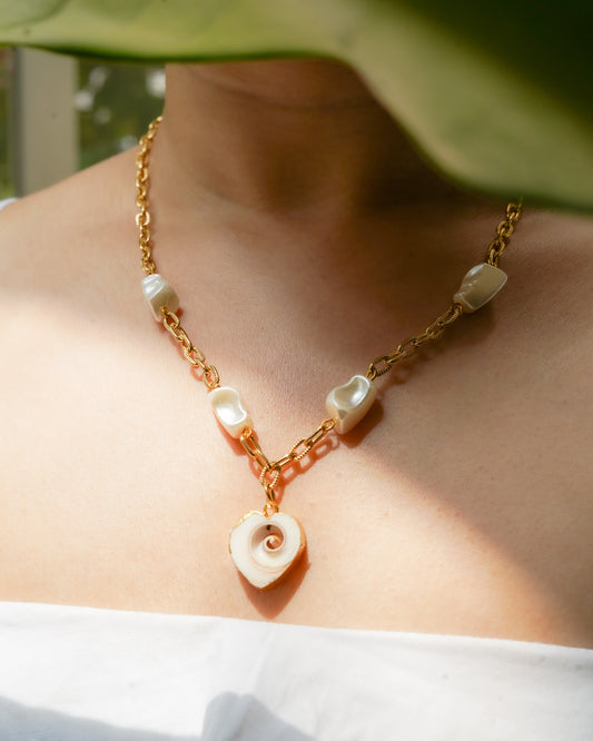 Pearl Swirl AQus Necklace