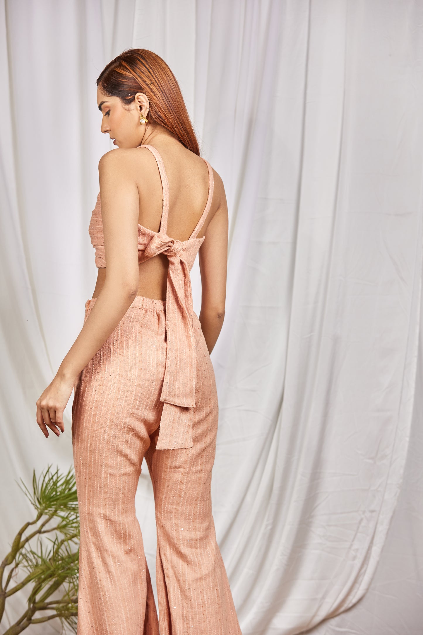 Marine muse apricot co-ord set