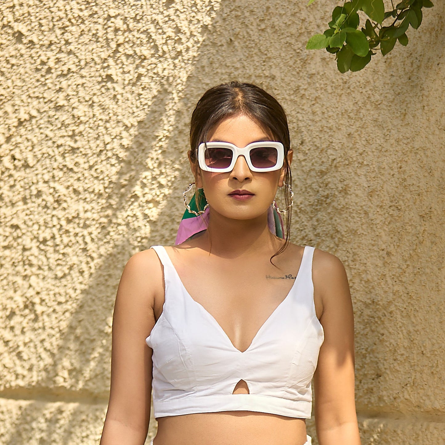 Vanilla Vista White Crop Top